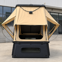 Tente de camping sur toit à une chambre avec tissu Oxford double couche, coque rigide en aluminium pour trois saisons, pour voiture, cabine, voyage en plein air