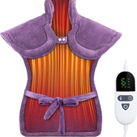 Coussin chauffant pour le cou et les épaules, idéal pour la maison et le bureau, enveloppement chauffant intelligent à contrôle de température, thérapie thermique par gravité transfrontalière, électrique, FBA