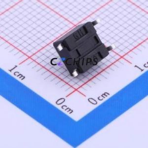 TSA063G50-250 Tactile Switch SMD-4P,6.1x6.1mm Switch Single Pole Single Throw Round Button 2.5N Vertical Mount - Product Image 2