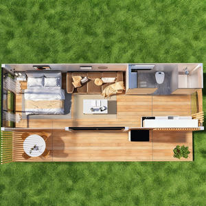 Güneş enerjili özel High-End prefabrik katlanabilir katlanır konteyner ev konfor kompakt mikro minik ev modüler yerden tasarruf 30m ² - Product Image 2