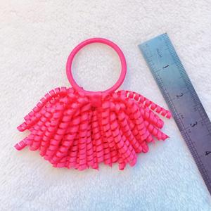 Nouveaux élastiques à <span class=keywords><strong>cheveux</strong></span> pour enfants, écologiques, durables, en <span class=keywords><strong>spirale</strong></span>, <span class=keywords><strong>bouclés</strong></span>, de haute qualité, pour queue de cheval - Product Image 4