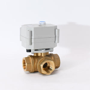 12V 24V 1/<span class=keywords><strong>2</strong></span> "DN15mm毫米CR202 <span class=keywords><strong>2</strong></span>线常闭<span class=keywords><strong>3</strong></span>路电机电动黄铜阀 - Product Image 1