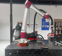 Bras de robot de soudage industriel HBL GDHJ02, charge utile de 20 kg, six axes, châssis en aluminium, contrôle PLC, serrage rapide, installation facile