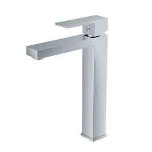New Design Hotel Hot Cold Water price zinc single handle chrome bathroom faucet sink taps and faucets