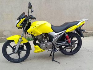 Haojue Dishuang 150cc Moto tout-terrain d'occasion Lishuang <span class=keywords><strong>125</strong></span> Moto de rue à essence pour homme <span class=keywords><strong>Scooter</strong></span> adulte Silver Leopard 120Km/h - Product Image 5