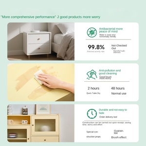 Échantillon gratuit Application facile <span class=keywords><strong>Peinture</strong></span> à base d'eau pour <span class=keywords><strong>bois</strong></span> pour la rénovation de meubles solides Réparation de placards Changement de couleur des portes Revêtement liquide - Product Image 3