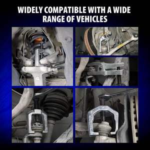 5 pièces Kit d'outils <span class=keywords><strong>de</strong></span> réparation <span class=keywords><strong>de</strong></span> carrosserie <span class=keywords><strong>de</strong></span> <span class=keywords><strong>voiture</strong></span> extracteur <span class=keywords><strong>de</strong></span> joint à rotule Pitman bras biellette extrémité Jack support roulement séparateur pour Service frontal - Product Image 6