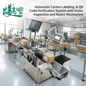 Système d'inspection visuelle des codes QR sur carton avec étiquetage automatique, collecte de données et station de rejet pour ligne de production - Product Image 3