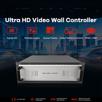 Micagent 双路 4K60 独立层 UHD 热插拔模块化 LED 视频墙控制器，用于图像拼接系统