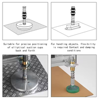 Ventouse industrielle EOAT à aspiration sous vide, connexion par vis, ventouse en silicone, ventouse en caoutchouc