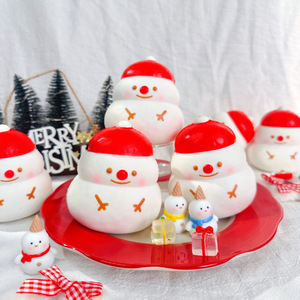 Muñeco de Nieve Navideño de PU, Suave y Apretable, Juguete Antiestrés de Rebote Lento para Mayores de 14 Años, Regalo de Navidad Perfecto - Product Image 2