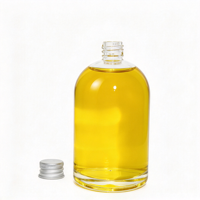 Bouteilles en verre transparent à fond épais et épaule ronde pour le stockage d'échantillons et l'emballage en gros