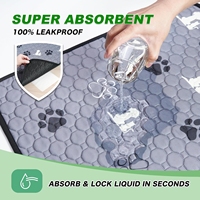Tapis de toilette réutilisable Aosen Factory pour animaux de compagnie, imprimé voyage, lavable, imperméable, pour l'apprentissage de la propreté des chiens et des chats, certifié OEKO-TEX