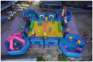 Parc à thème <span class=keywords><strong>gonflable</strong></span> populaire intérieur et extérieur utilisé grand <span class=keywords><strong>château</strong></span> à des fins commerciales pour les enfants - Product Image 4