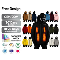 Veste Coupe-Vent Chauffante Unisexe avec Logo Personnalisé, Imperméable et Anti-Vent, Veste de Ski Hiver, pour Randonnée et Activités de Plein Air