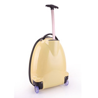 Voyage enfants Trolley sac continuer coque dure fermeture éclair valises à roulettes enfants roulant Spinner bagages Scooter valise