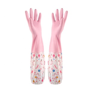 Multi-purpose reusable fancy long Silicone dishwasher household rubber gloves - Product Image 2