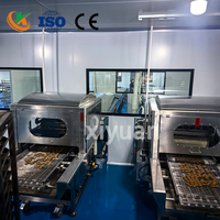 Machine à enrober au chocolat, ligne de production plus froide, enrobeuse de chocolat pour barres chocolatées et en-cas
