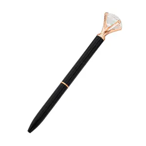 Горячая красивая ручка для девочек, металлическая Алмазная нейтральная ручка, подарок друзьям для изучения канцелярских принадлежностей