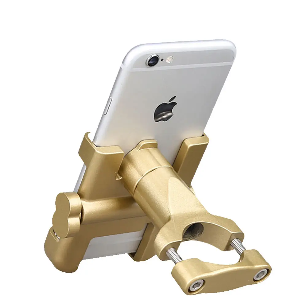 Aluminum Alloy Universal Bike Phone Holder Bicycle Cell Phone Bracket For MTB Road Ebike Escooter