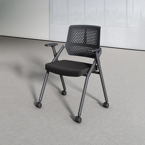 Silla de Conferencia Plegable Moderna con Estructura Metálica de Malla, Económica y al por Mayor, para Salas de Reuniones y Centros de Capacitación - Product Image 5