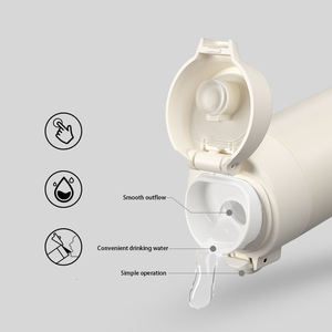 Botella de Agua con Aislamiento al Vacío de Doble Pared con Logotipo Personalizado, con Pajita de Silicona, Libre de BPA, Grado Alimenticio - Product Image 2