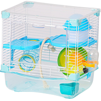 Kandang Hamster Roborowski 27 X 21 X 27 cm Tempat Minum Kecil Mangkuk Pakan