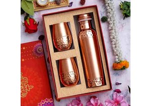 <b>Prime</b> Quality Copper Water <b>Bottle</b> Hot Selling Metal Copper <b>Bottle</b> Wholesale Healthy <b>Drinking</b> Water <b>Bottle</b> for Sale - Product Image 4