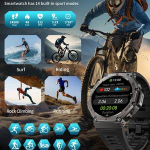 Explosions transfrontalières Multifonctionnel Sports de plein air Montre intelligente GPS Mesure de la pression d'altitude Fréquence cardiaque Sang IP67 - Product Image 3