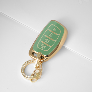 Offres Spéciales Logo personnalisé Entrée sans clé pour hyundai Solati Elantra 2019 Couverture <span class=keywords><strong>de</strong></span> clé <span class=keywords><strong>de</strong></span> <span class=keywords><strong>voiture</strong></span> Casse Soft TPU Protection complète - Product Image 2