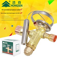 Vanne d'expansion thermostatique HONGSEN TRF en alliage de cuivre et acier allié, garantie 5 ans, pour climatiseur, pompe à chaleur, réfrigération
