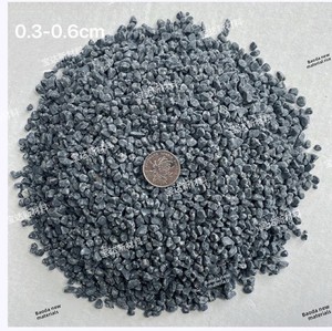 Темно-серый черный гравий и щебень (25,00 кг) для ландшафтного дизайна дворов и садов, мощения дорожек - Product Image 2