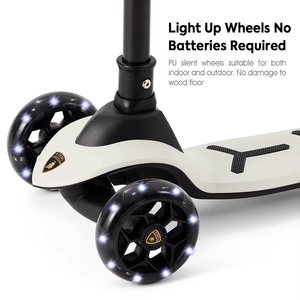 Lamborghini Professional Kids Toddlers 3 grandes roues Scooter pour enfants facile à plier Sécurité Bicyclette Jouets de plein air pour enfants - Product Image 4