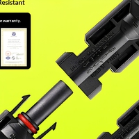 Connecteur PV (mâle et femelle) avec boîtier ABS étanche IP67 pour modules solaires et panneaux photovoltaïques