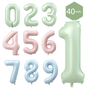 Usine Huaien 40 pouces vert olive Globos anniversaire Jungle décorations de fête hélium numéro feuille ballon Safari anniversaire <span class=keywords><strong>Bash</strong></span> - Product Image 3