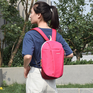 Sports <b>Backpack</b> Pink <b>Lightweight</b> Unisex Casual Outdoor Travel Bag - Product Image 2