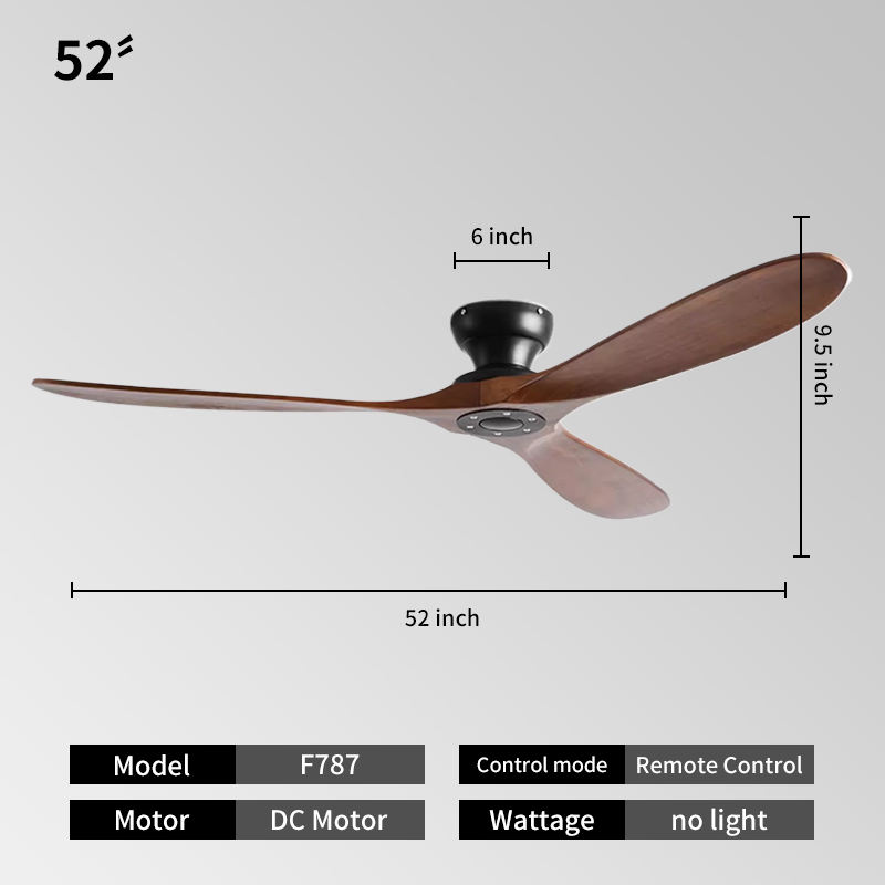 52INCH-Black + ไม้