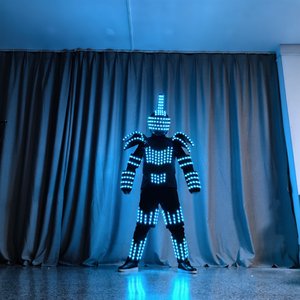 Costume de scène lumineux LED pour boîte de nuit KTV, tenue de performance, transmission de lumière rapide - Product Image 4