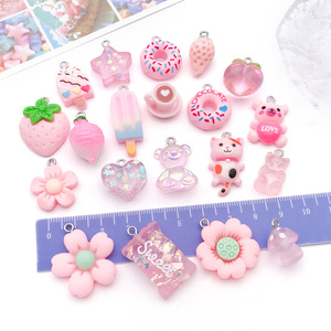 Dije de oso abrazando un corazón, mensaje de amor rosa para San Valentín, tirador de cremallera para bolso - Product Image 3