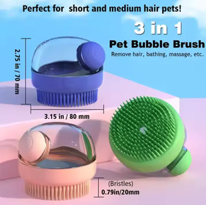 2025 meilleur <span class=keywords><strong>prix</strong></span> brosse de bain écologique pour chien Silicone chiot Massage brosse de douche avec distributeur de <span class=keywords><strong>savon</strong></span> en plastique pour <span class=keywords><strong>le</strong></span> toilettage des animaux de compagnie - Product Image 5