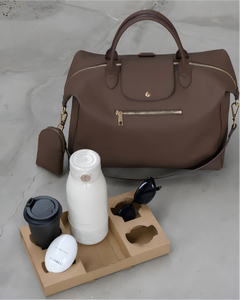 Sacs à couches tendance sur mesure, imperméables, portables, en cuir de qualité supérieure, sacs à langer pour bébé, sacs à couches pour <span class=keywords><strong>maman</strong></span>, grande capacité, pour bébés - Product Image 2