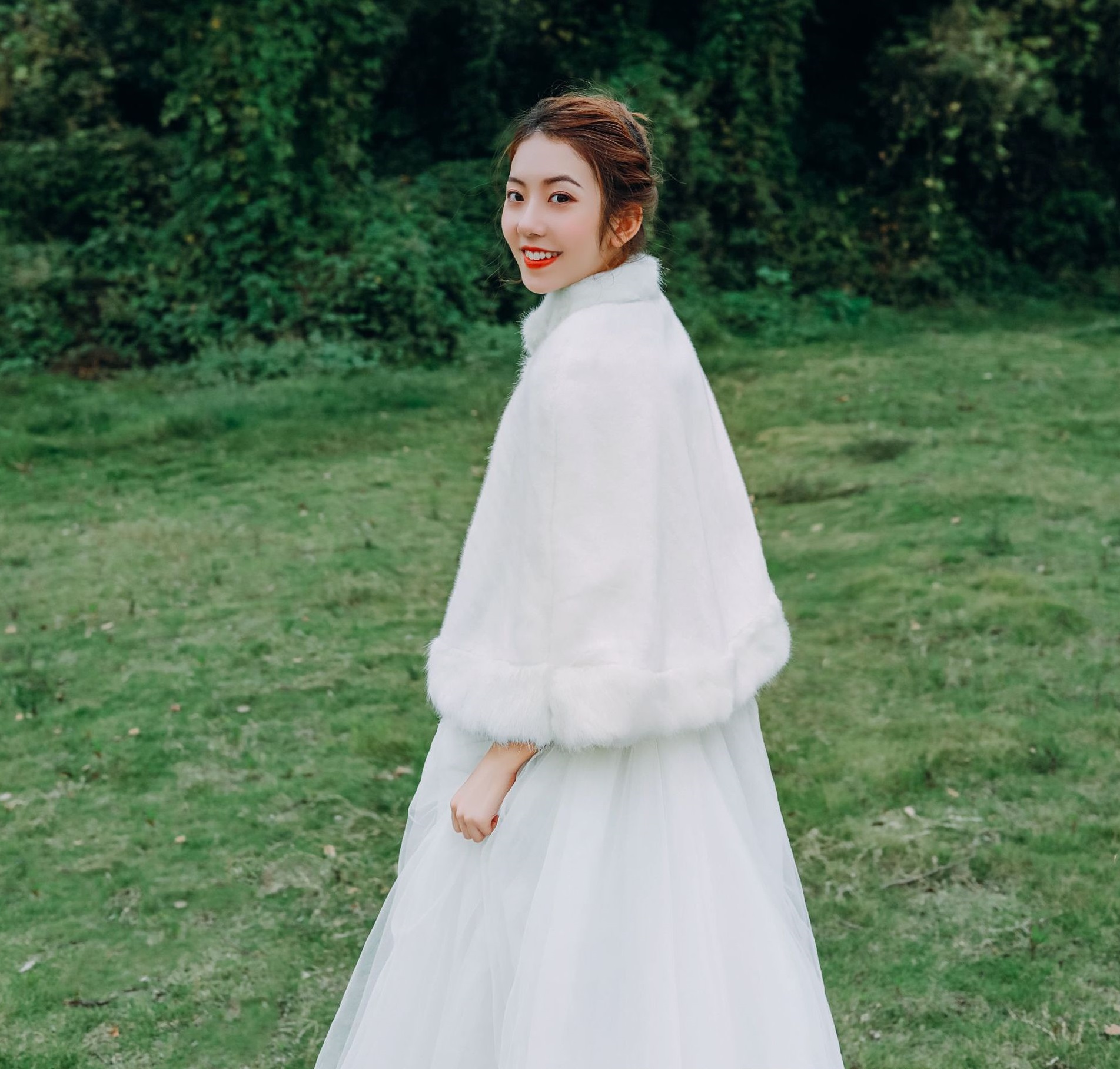 Winter White Cape