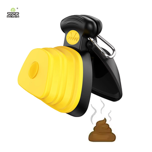 Pet Poop seçici plastik katlanır Pet Pooper Scooper çanta ile - Product Image 3