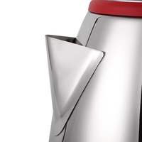 Bouilloire électrique en acier inoxydable à arrêt automatique de 1,5 l 1,8 l à alimentation directe du fabricant de haute qualité pour la maison et l'hôtel