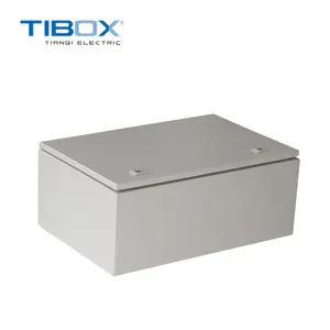 TIBOX-caja de panel eléctrico de metal con interruptor de circuito, cubierta impermeable, montaje en pared con puerta bloqueable