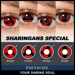 Lentilles de contact <span class=keywords><strong>Sharingan</strong></span> pour cosplay, lentilles colorées coréennes, vente en gros, Halloween, lentilles de <span class=keywords><strong>yeux</strong></span> pour embellir <span class=keywords><strong>les</strong></span> <span class=keywords><strong>yeux</strong></span> - Offre Spéciale - Product Image 2