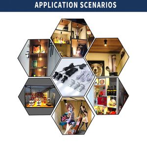 Dimmable <span class=keywords><strong>LED</strong></span> Cabinet Lights USB 5V Downlight pour Modèle Affichage Comptoir Vin Garage Kit Exposition Cas Étagère <span class=keywords><strong>Mini</strong></span> SpotLight - Product Image 6