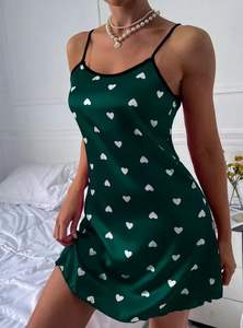 Ingrosso da donna Color un pezzo vestito da <span class=keywords><strong>notte</strong></span> comodo Oversize al ginocchio per il tempo libero pigiama per dormire vestito Sexy - Product Image 5