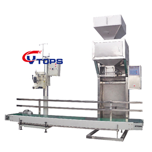 Máquina de Llenado y Empaquetado de Bolsas de Arroz de 5-50 kg, 25 kg, con Cinta Transportadora y Máquina de Coser - Product Image 1