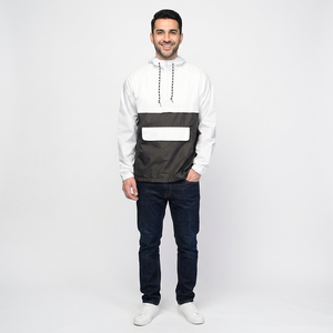 Chaqueta Cortavientos Anorak para Hombre con Bolsillos y Solapa, Personalizable con Logotipo, Venta Caliente 2026 - Product Image 1